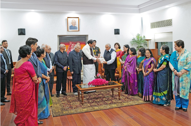 Interaction with Vice-President, Sh Venkaiah Naidu